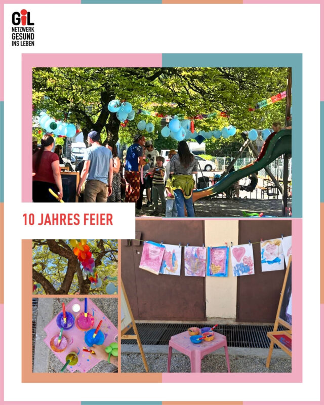 🥳 𝗪𝗶𝗿 𝗵𝗮𝗯𝗲𝗻 𝗴𝗲𝗳𝗲𝗶𝗲𝗿𝘁 🥳
Es hat uns ganz besonders gefreut, den 10. Geburtstag vom Netzwerk Gesund ins Leben mit den lieben Menschen aus unserem Team und allen eingeladenen Familien, die wir über die Jahre begleitet haben, zu feiern. 
Auf hoffentlich ganz viele weitere Jahre, in denen wir Familien unterstützen und mit euch als Netzwerk- und Kooperationspartner zusammenarbeiten dürfen.
#netzwerkgesundinsleben #jubiläum #familienbegleitung #fruehehilfentirol #teamlove